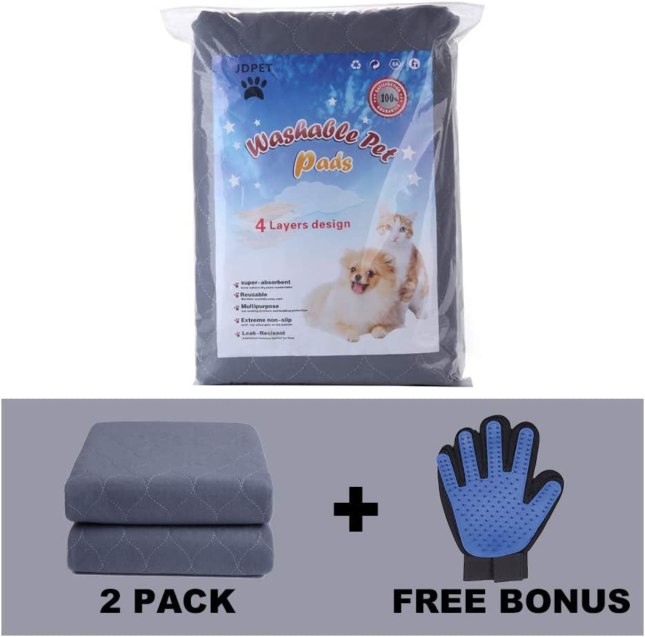 Say goodbye to messes with our Washable Dog Pee Pads! πΎ Plus, get FREE grooming gloves with your purchase! Perfect for potty training puppies, kitties, and even bunnies! πΆπ±π° #PetCare #EcoFriendly